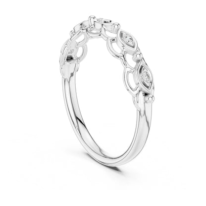 Isla Round Lab Grown Diamond Half Eternity Ring