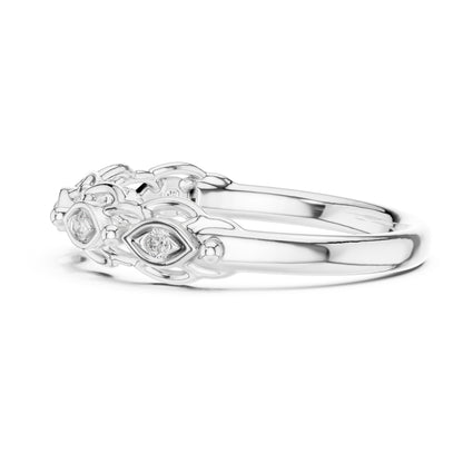 Isla Round Lab Grown Diamond Half Eternity Ring
