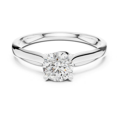 Clara 0.50ct Round Lab Grown Diamond Claw Solitaire Engagement Ring
