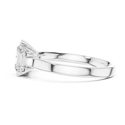 Vera Round Coloured Stone Three Stone Ring