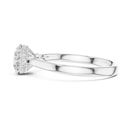 Celeste 1 Carat Round Lab Grown Diamond Engagement Ring