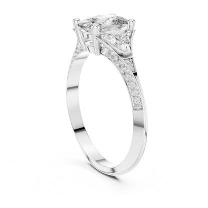 Sienna 1 Carat Cushion Lab Grown Diamond Engagement Ring