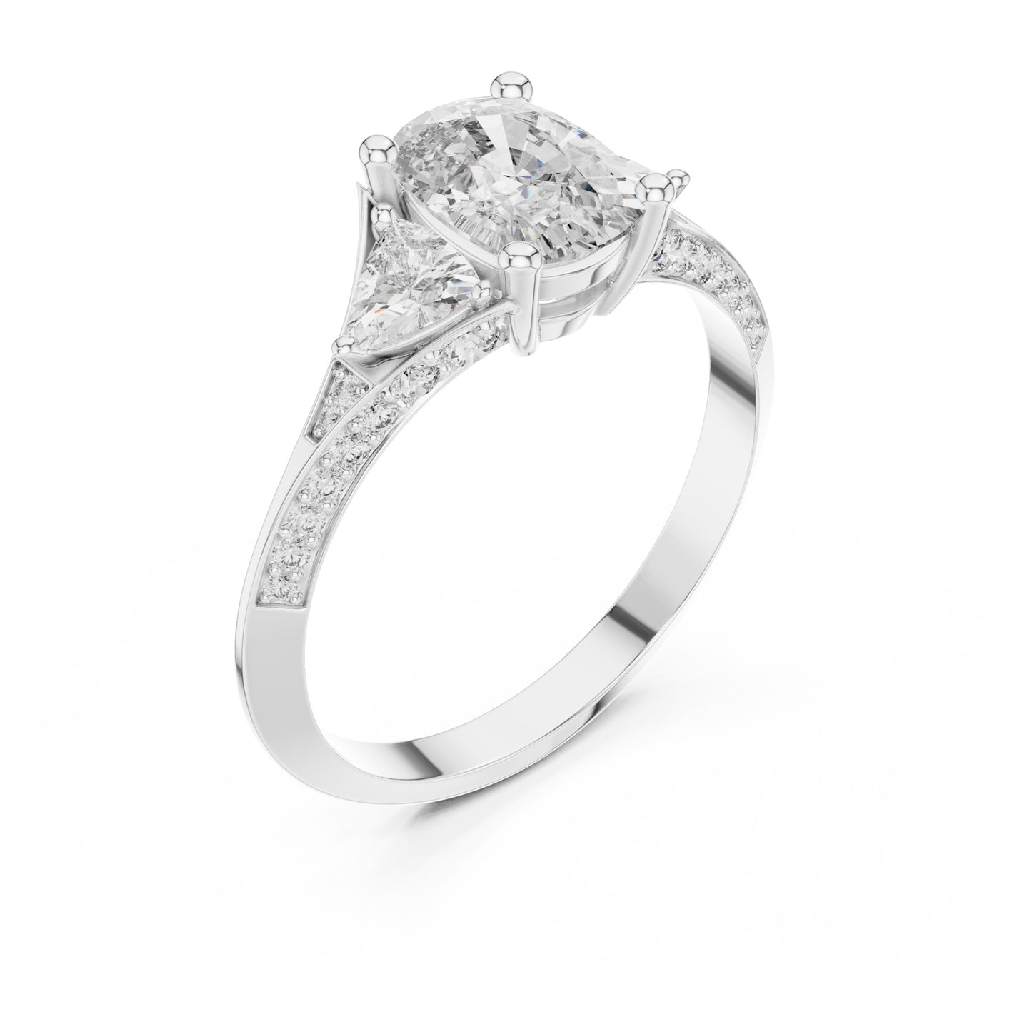 Sienna 1 Carat Cushion Lab Grown Diamond Engagement Ring