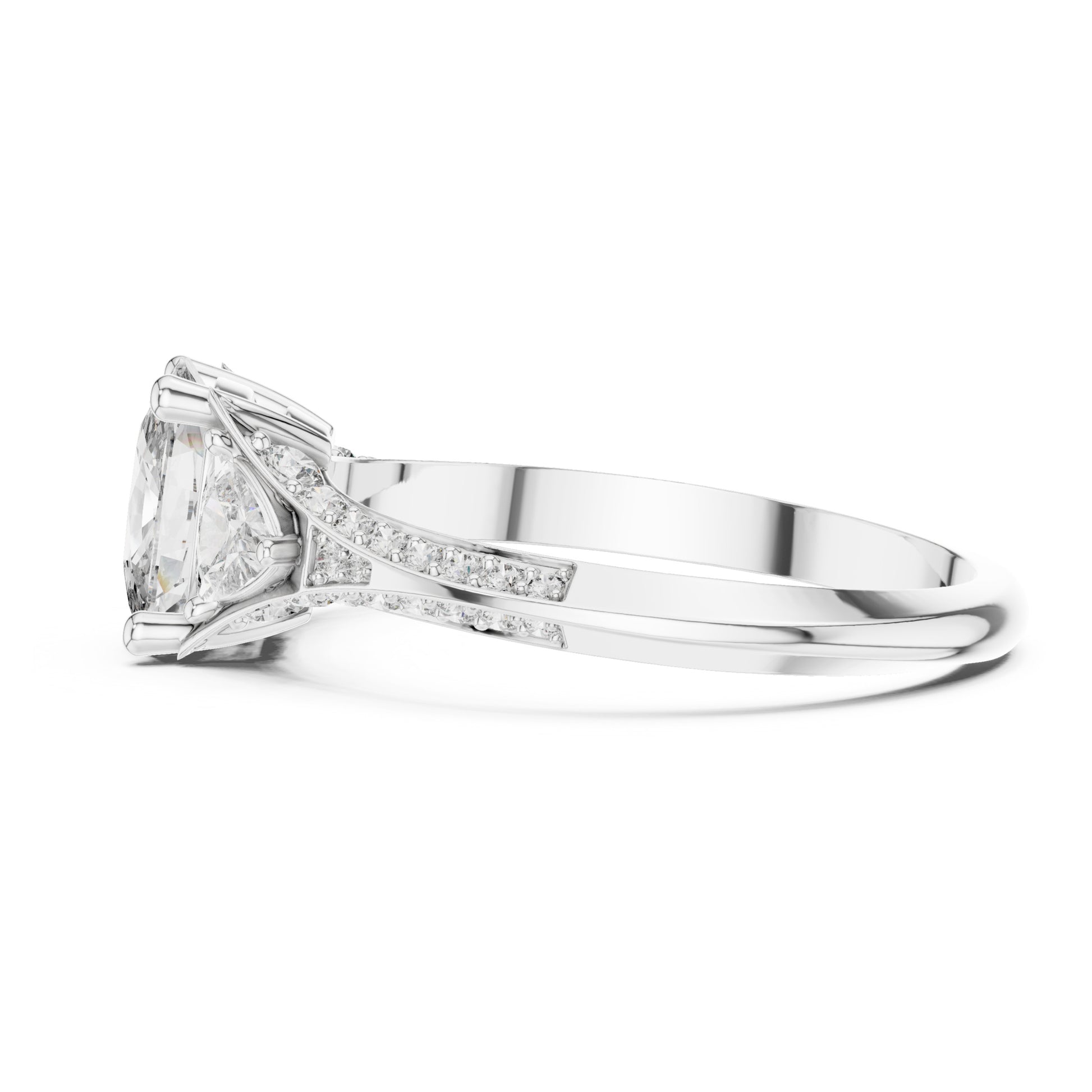 Sienna 1 Carat Cushion Lab Grown Diamond Engagement Ring