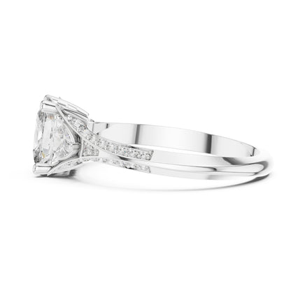 Sienna 1 Carat Cushion Lab Grown Diamond Engagement Ring