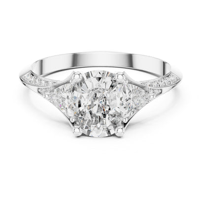 Sienna 1 Carat Cushion Lab Grown Diamond Engagement Ring