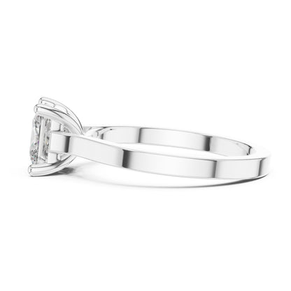 Vera 1 Carat Princess Lab Grown Diamond Solitaire Engagement Ring
