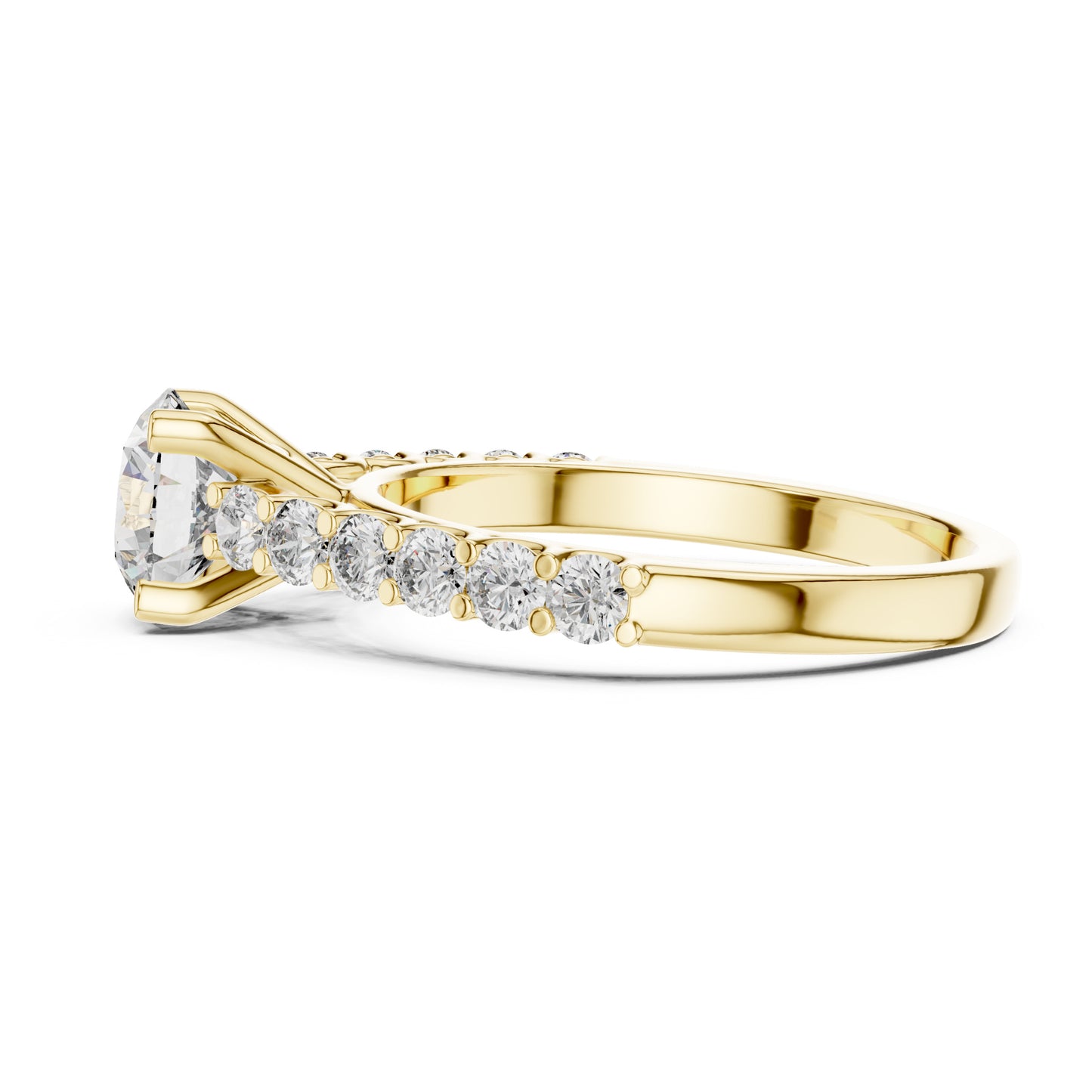 Sienna 1 Carat Round Lab Grown Diamond Engagement Ring