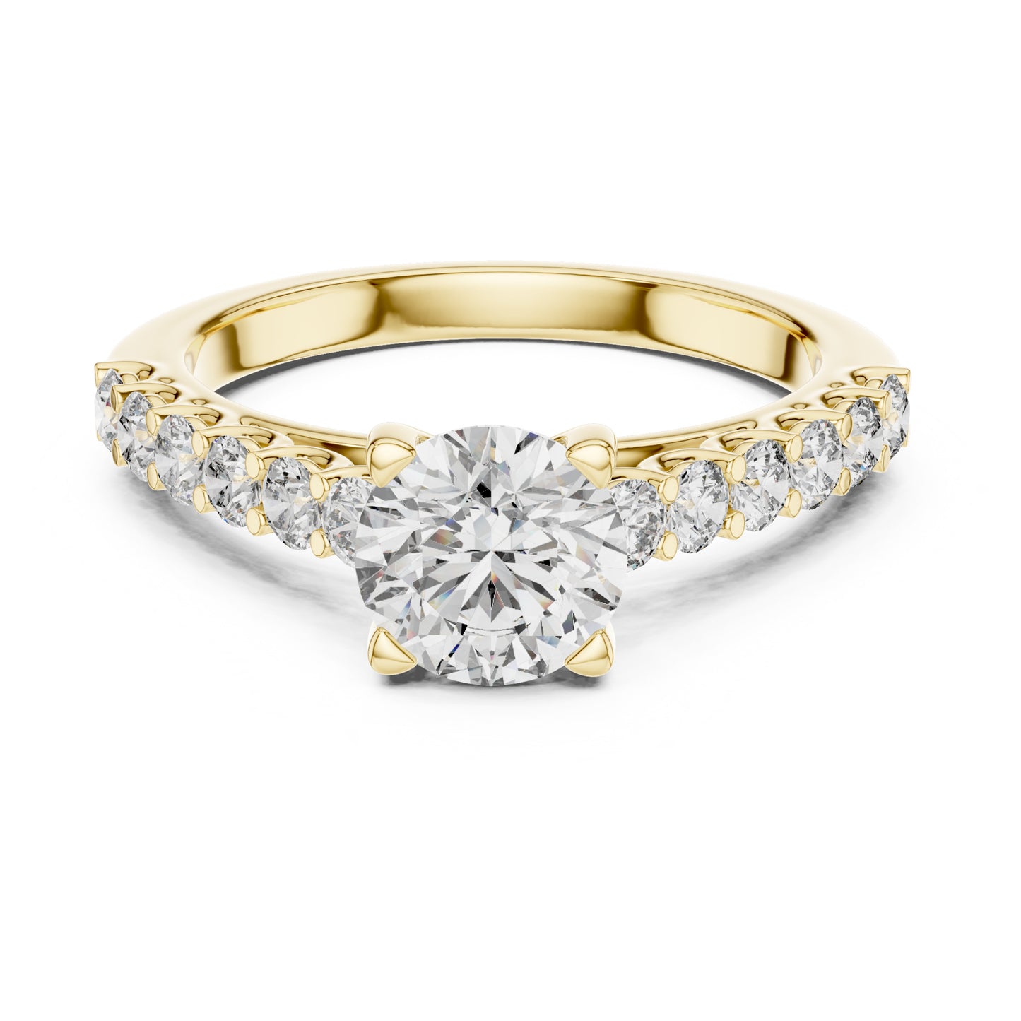 Sienna 1 Carat Round Lab Grown Diamond Engagement Ring