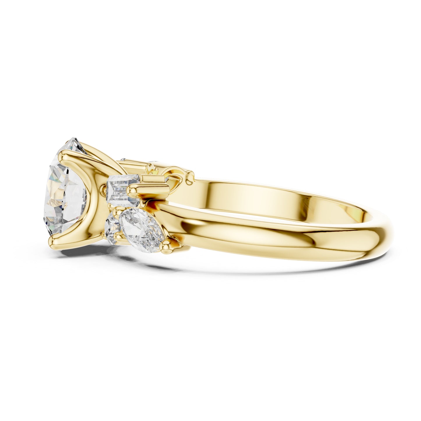 Nova 2 Carat Round Lab Grown Diamond Engagement Ring