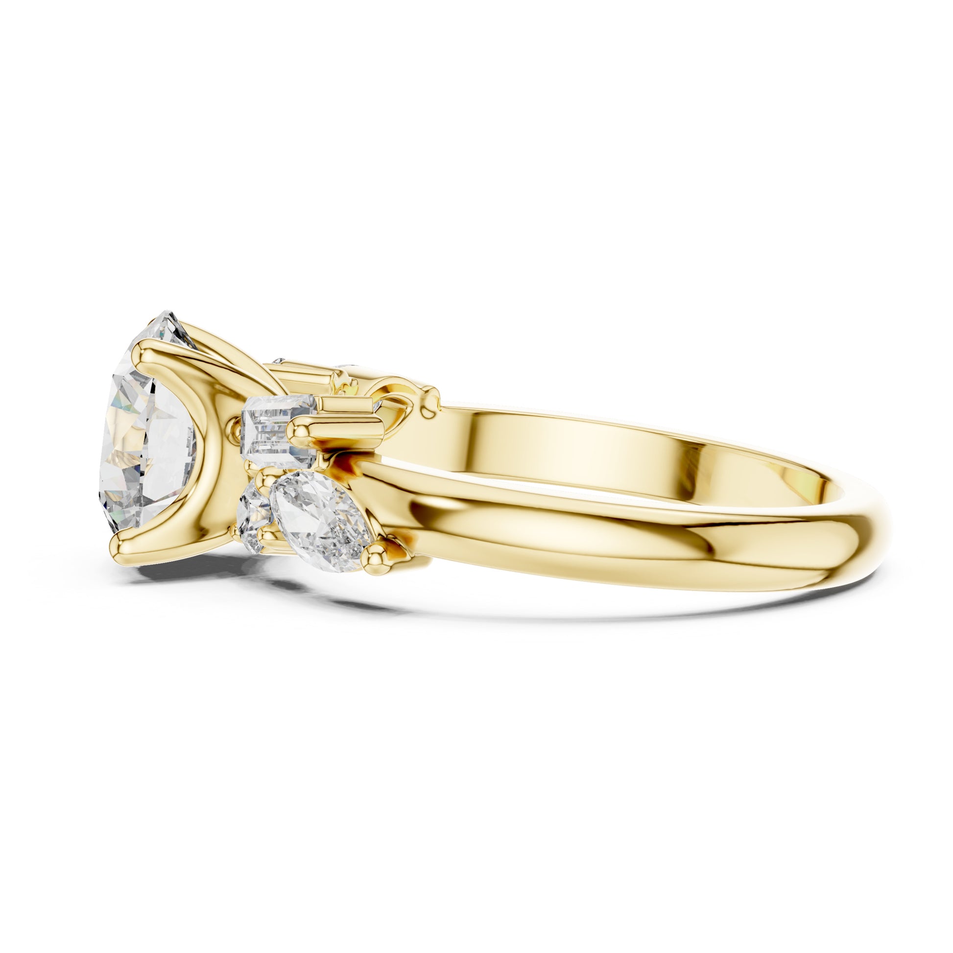 Nova 2 Carat Round Lab Grown Diamond Engagement Ring