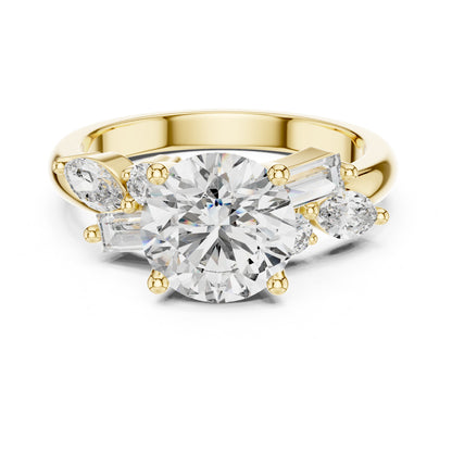 Nova 2 Carat Round Lab Grown Diamond Engagement Ring