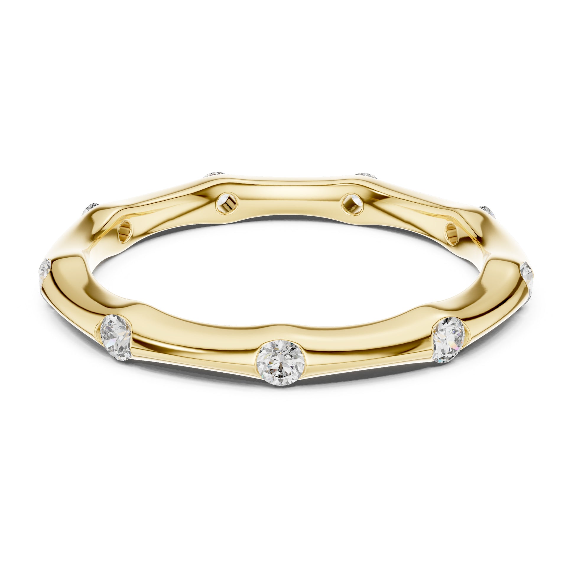 Isla 0.33ct Round Lab Grown Diamond Bezel Ring