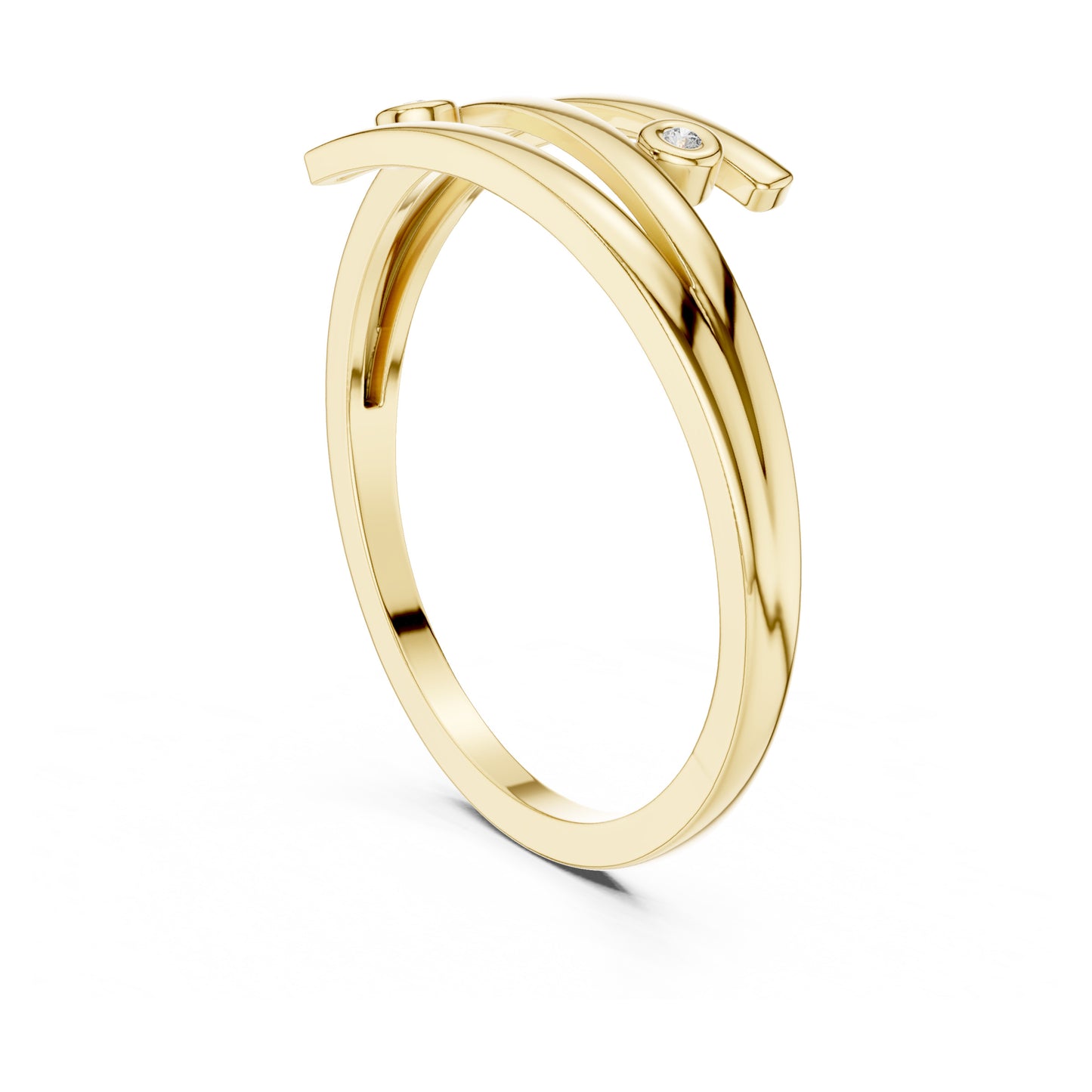 Isla Round Lab Grown Diamond Open Ring