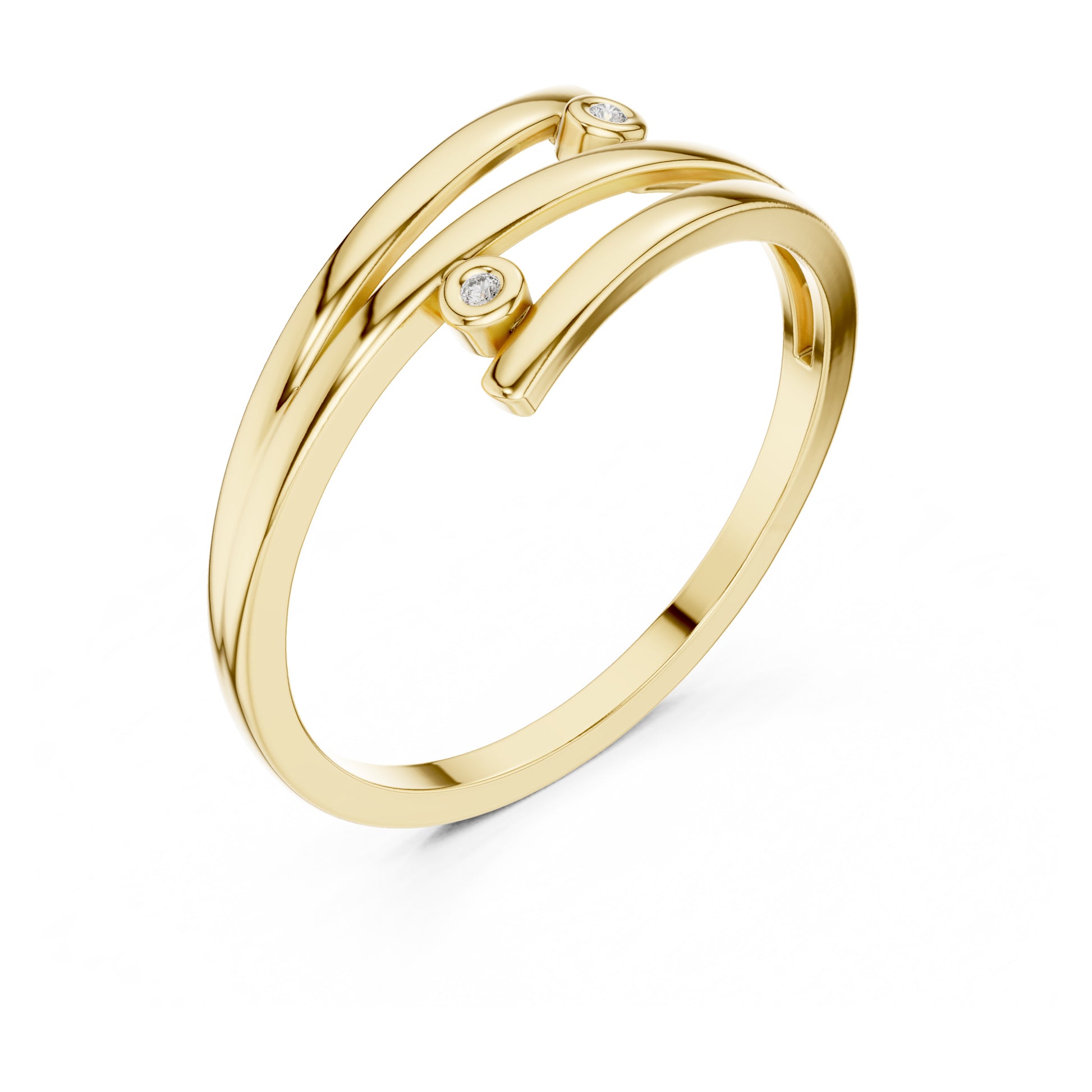 Isla Round Lab Grown Diamond Open Ring
