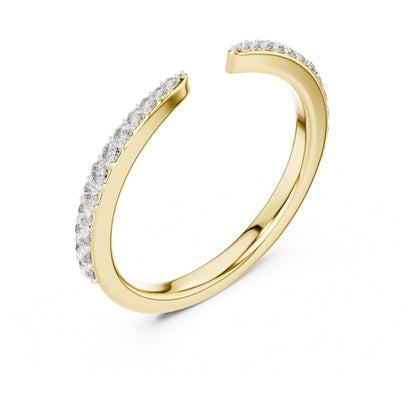 Aurora 0.25ct Round Lab Grown Diamond Open Ring