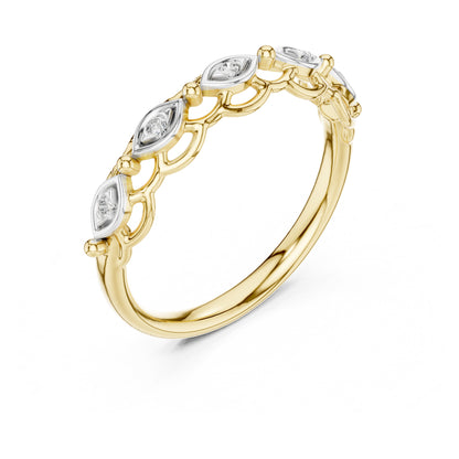 Isla Round Lab Grown Diamond Half Eternity Ring