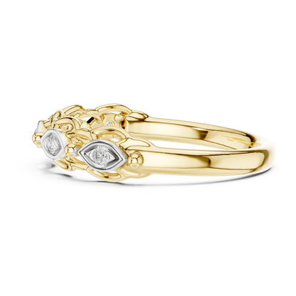 Isla Round Lab Grown Diamond Half Eternity Ring