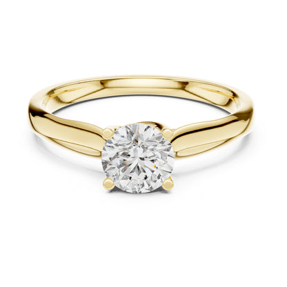 Clara 0.50ct Round Lab Grown Diamond Claw Solitaire Engagement Ring