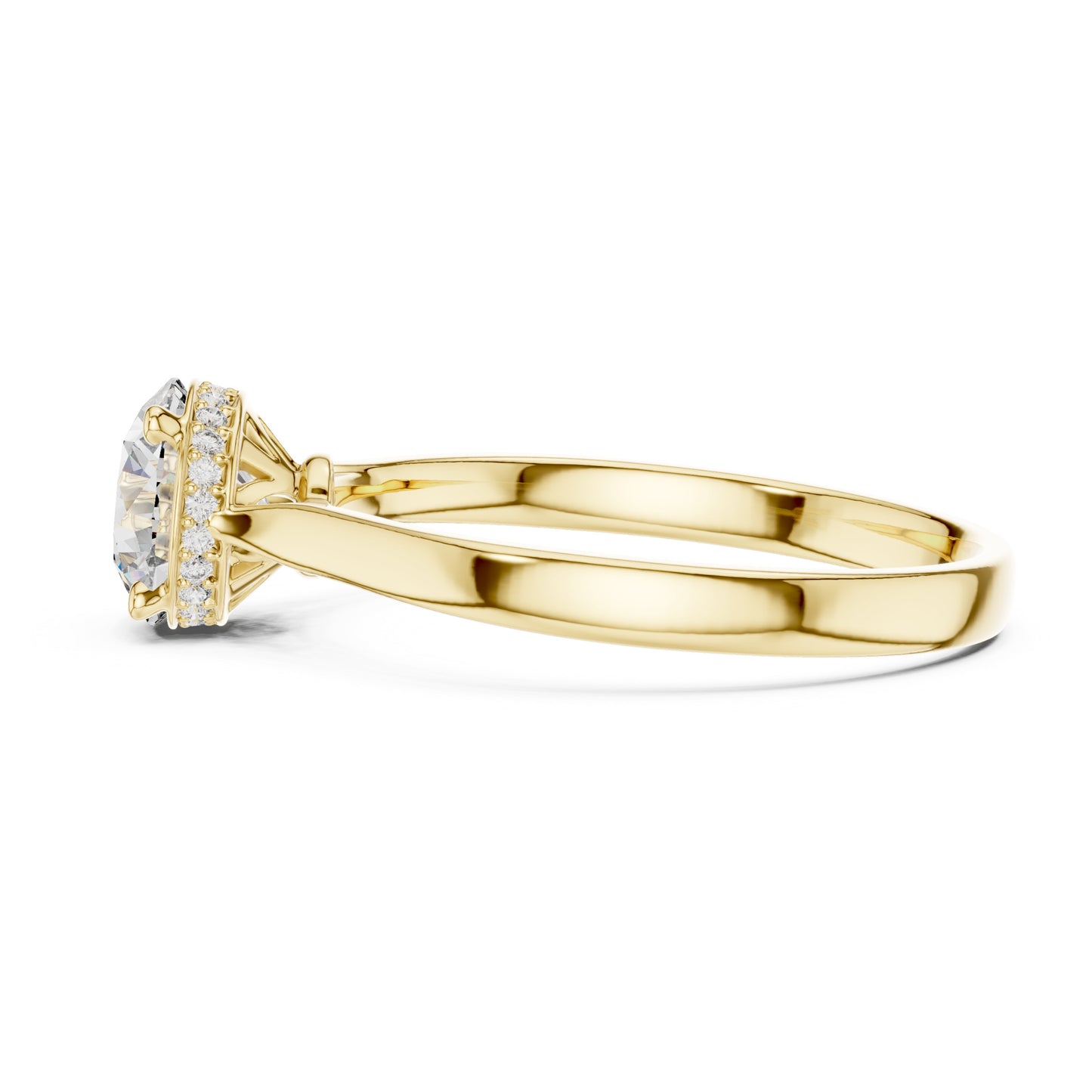 Celeste 1 Carat Round Lab Grown Diamond Engagement Ring