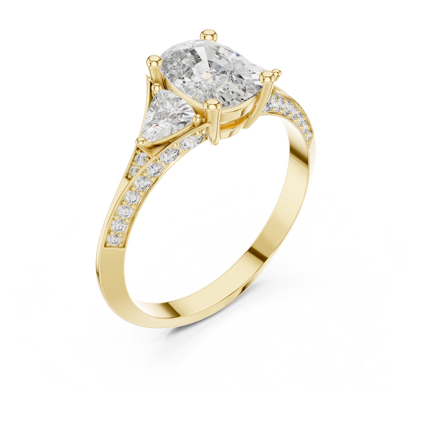 Sienna 1 Carat Cushion Lab Grown Diamond Engagement Ring