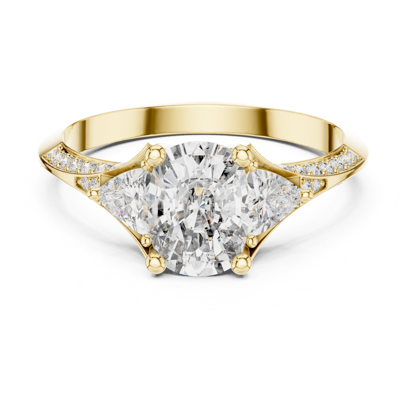 Sienna 1 Carat Cushion Lab Grown Diamond Engagement Ring