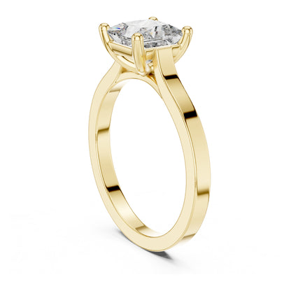 Vera 1 Carat Princess Lab Grown Diamond Solitaire Engagement Ring