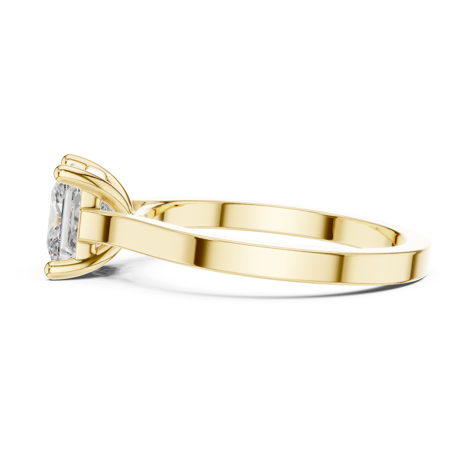 Vera 1 Carat Princess Lab Grown Diamond Solitaire Engagement Ring