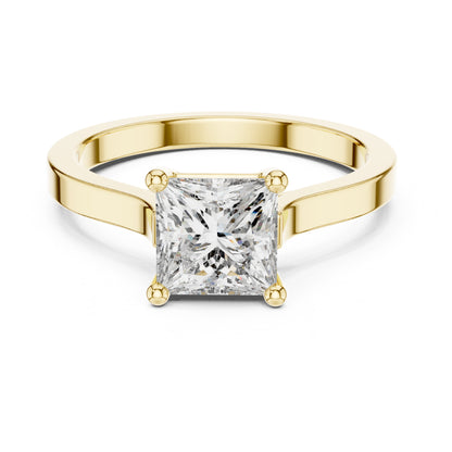 Vera 1 Carat Princess Lab Grown Diamond Solitaire Engagement Ring