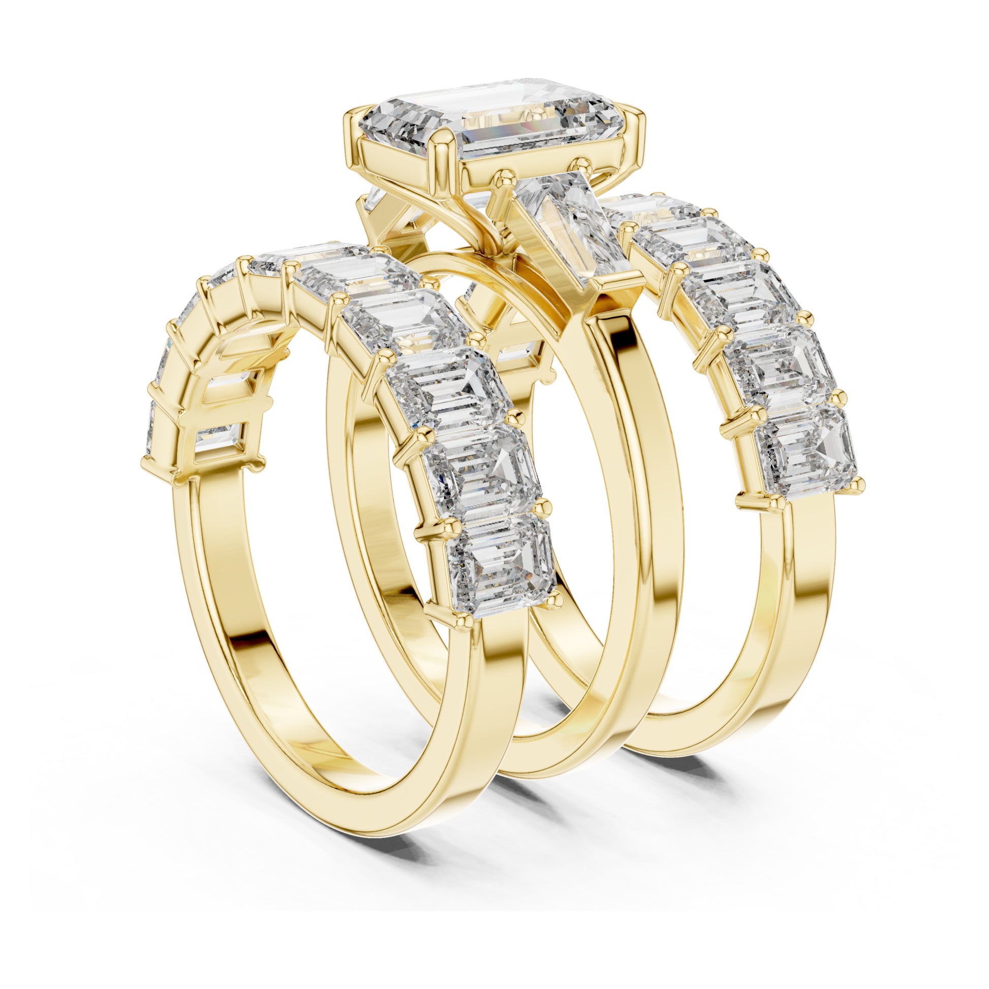Vera 2 Carat Emerald Lab Grown Diamond Eternity Ring