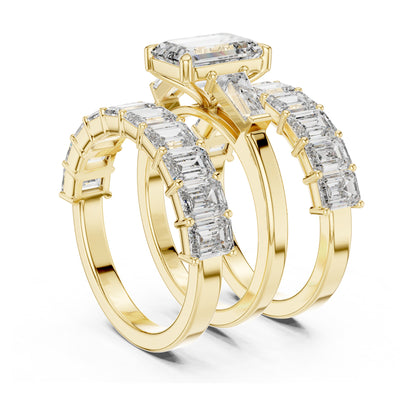 Vera 2 Carat Emerald Lab Grown Diamond Eternity Ring