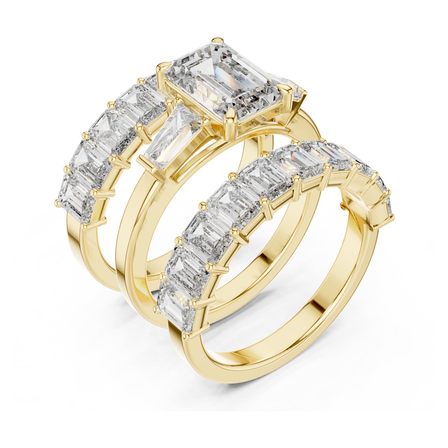 Vera 2 Carat Emerald Lab Grown Diamond Eternity Ring