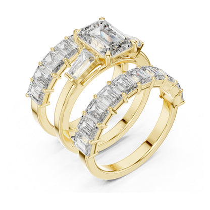 Vera 2 Carat Emerald Lab Grown Diamond Eternity Ring