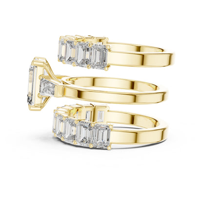 Vera 2 Carat Emerald Lab Grown Diamond Eternity Ring