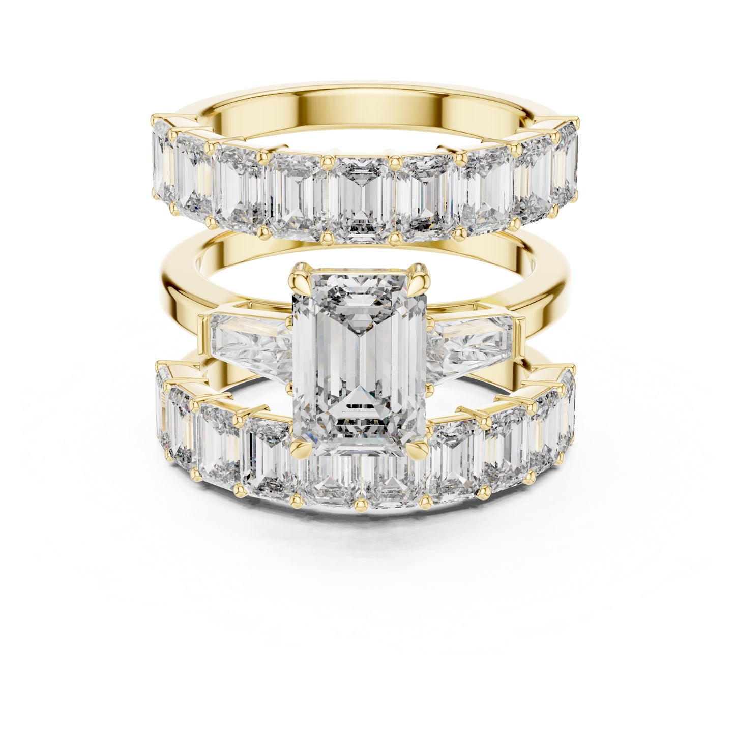 Vera 2 Carat Emerald Lab Grown Diamond Eternity Ring