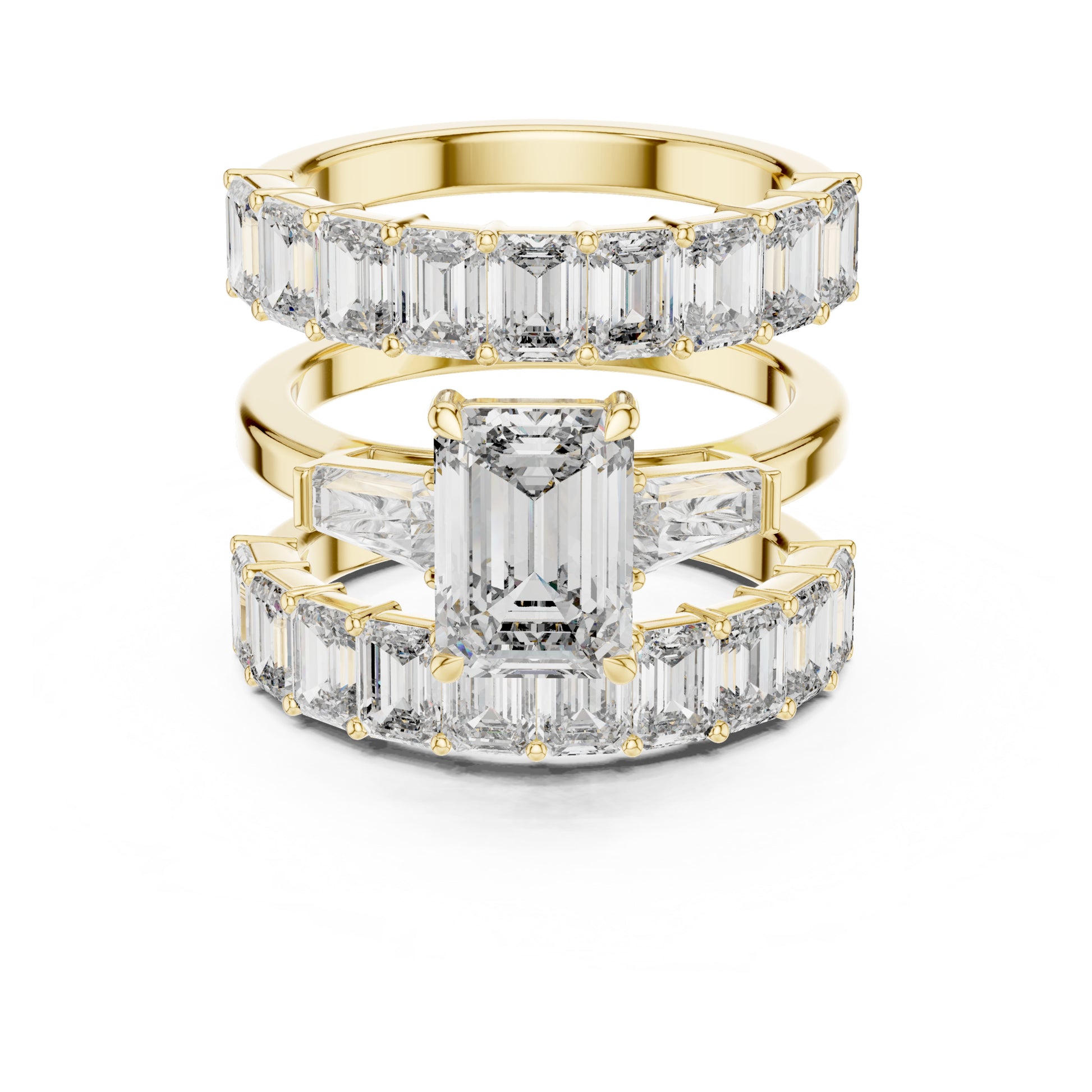 Vera 2 Carat Emerald Lab Grown Diamond Eternity Ring