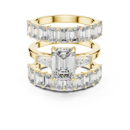 Vera 2 Carat Emerald Lab Grown Diamond Eternity Ring