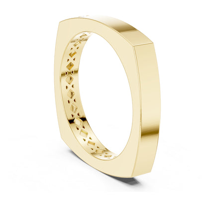 Vera Round Lab Grown Diamond Claw Geometric Ring