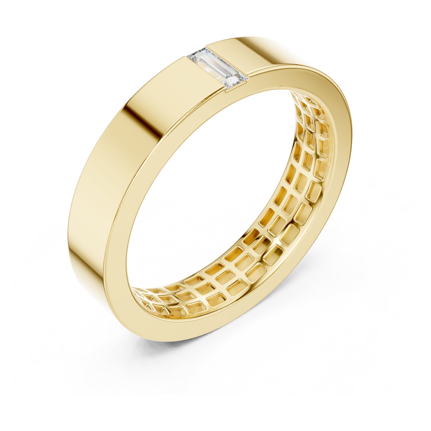 Vera Baguette Lab Grown Diamond Wedding Band