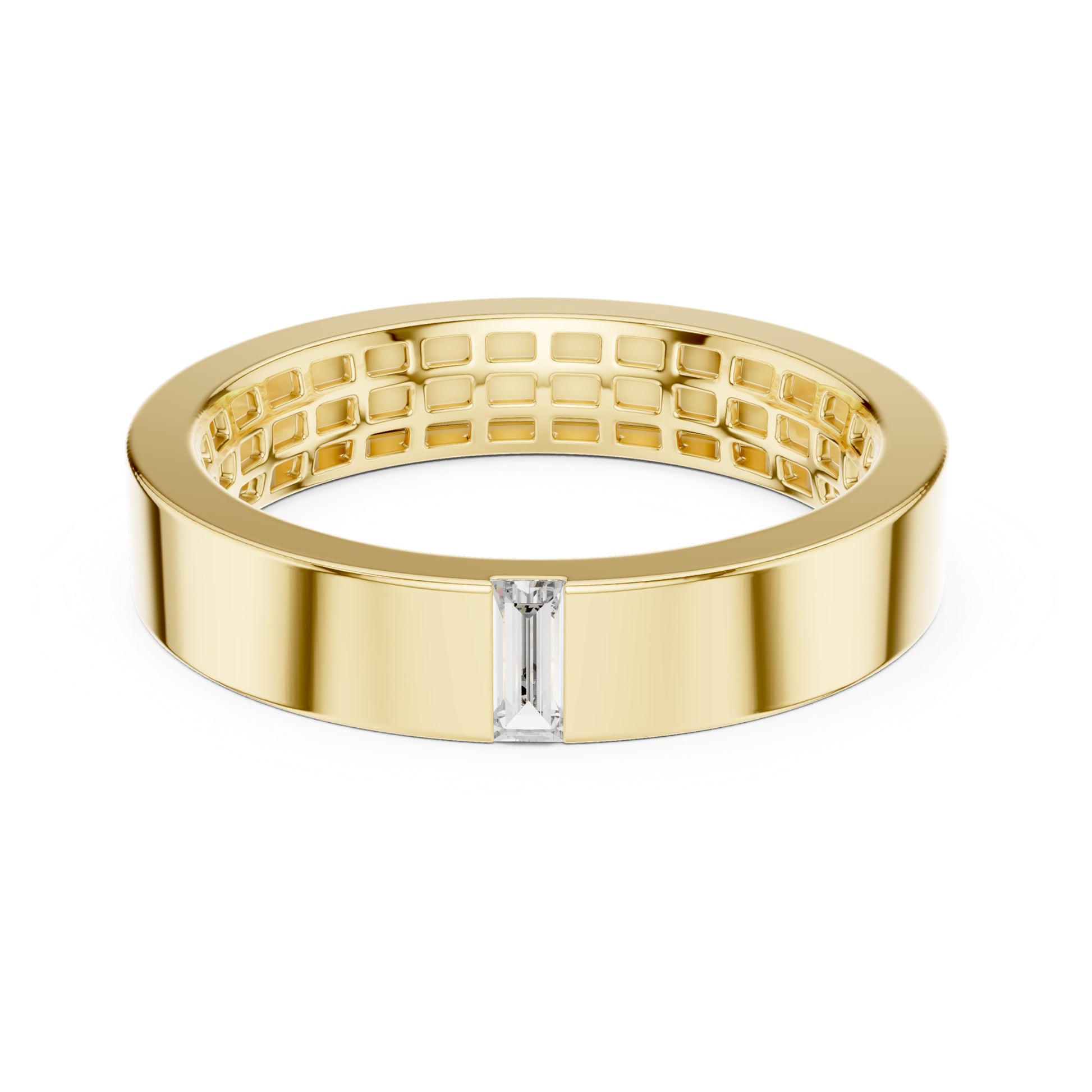 Vera Baguette Lab Grown Diamond Wedding Band