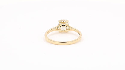 Clara 1.02-1.22ctw Cushion Lab Grown Diamond Solitaire Ring