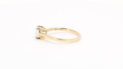 Clara 1.02-1.22ctw Cushion Lab Grown Diamond Solitaire Ring