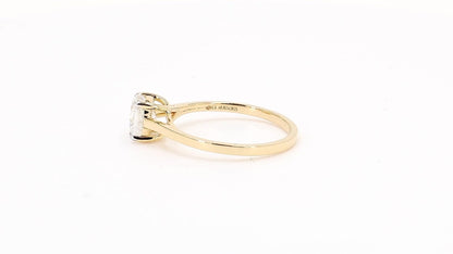Clara 1.02-1.22ctw Cushion Lab Grown Diamond Solitaire Ring